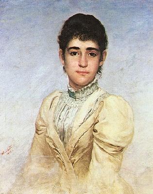 Almeida Junior Portrait of Joana Liberal da Cunha Norge oil painting art